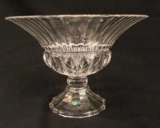 Large Shannon crystal centerpiece bowl