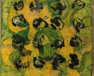 Grace Harwood (Ca.) mixed media on canvas