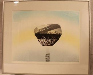 Bill H.  Ritchie (b. 1954) signed embossed serigraph