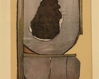 Marlene Gabel (b. 1933) mixed media collage