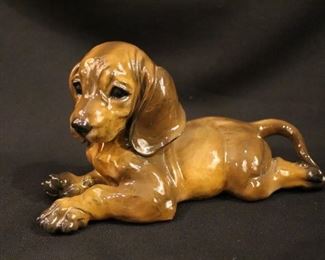 Fritz Heidenreich for Rosenthal porcelain dog