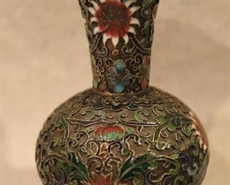 Antique Chinese Cloisonne vase