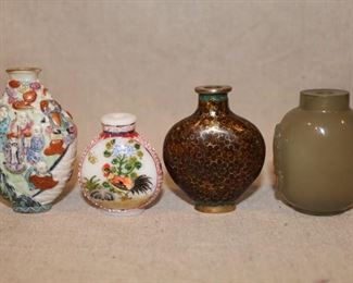 Collection of antique Chinese snuff bottles