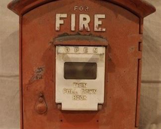 Antique Gamewell fire alarm box