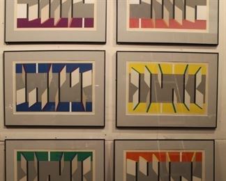 Bruce M. Selchov (1941-2000) signed and numbered serigraph set