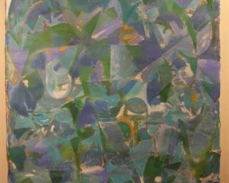 Hella Keese (Canada) signed oil on canvas painting