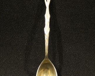 Tiffany & Co. sterling floral demitasse spoon