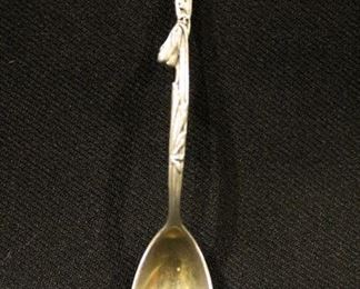 Tiffany & Co. sterling floral demitasse spoon