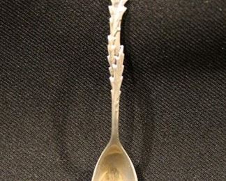 Tiffany & Co. sterling floral demitasse spoon