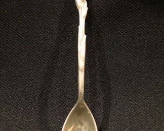 Tiffany & Co. sterling floral demitasse spoon