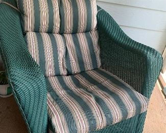 Wicker rocker