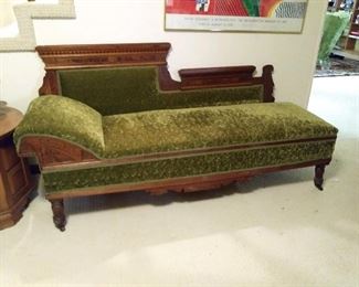 Gorgeous Fainting Couch makes out into a bed.