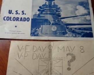 USS Colorado Collectibles WWII era