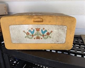 Vintage bread box