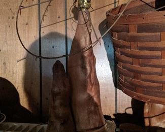 These are cool lamps, Made with real wood nubs that grow out of the swamp.