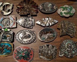 more vintage belt buckles, There are probably 30 more