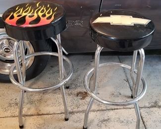 Fire and Chevy Stools