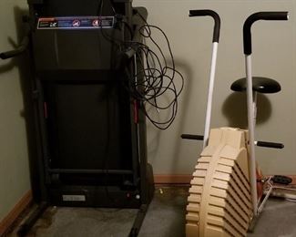 Folding Treadmill, Air Bike