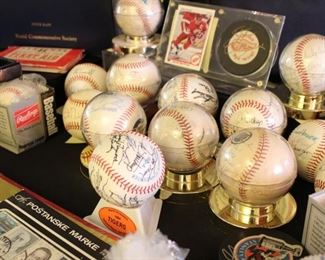 1968 Detroit Tigers World Series signed baseballs