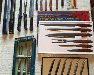 Collection of knives-some are new.