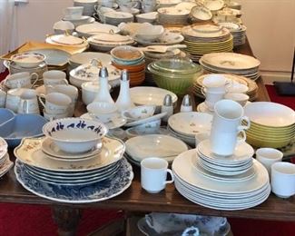 LOTS OF DISHES AND CHINA TOO