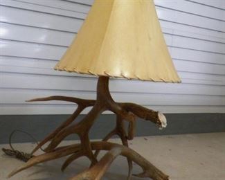 Mule Deer Antler Lamp
