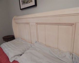 White wash headboard for full/queen bed
