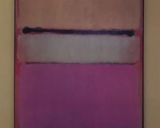 This is a great copy of a Rothko and should be appreciated!!!