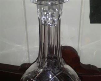 Beautiful large crystal decanter