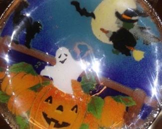 Artist Handmade Glass Dish