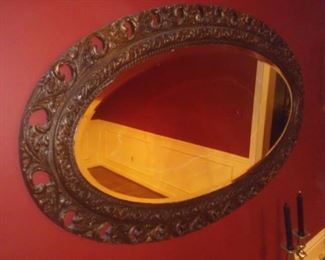 Vintage Black Mirror Nice Piece!