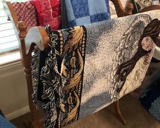 quilt and throughs