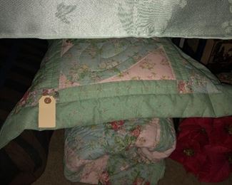 quilt and matching pillow