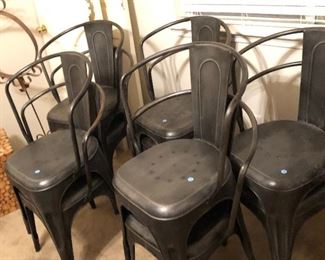 metal chairs