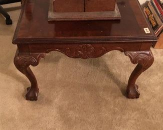 Chippendale style end table