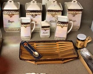 beautiful china canister set