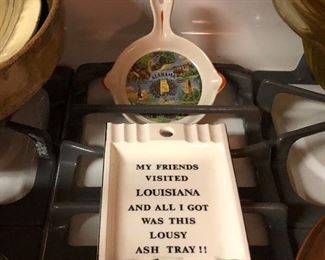spoon rest and ashtray