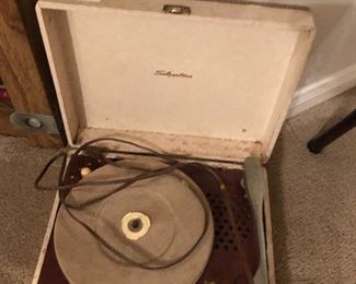 vintage record player