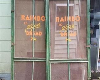 Rainbo is good Bread screen door set (will be sold as a set)