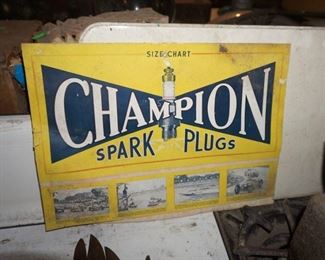 1937 Champion spark plugs catalog