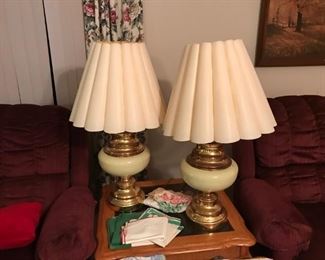 brass and porcelain lamps -- you need these!