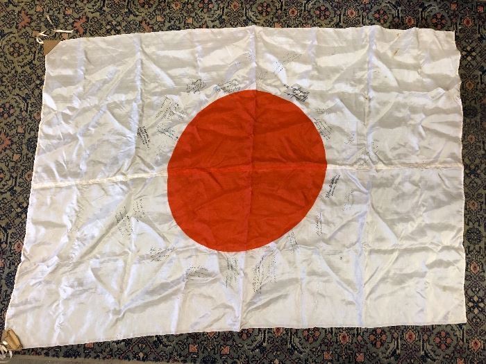 Silk flag from The Korean War