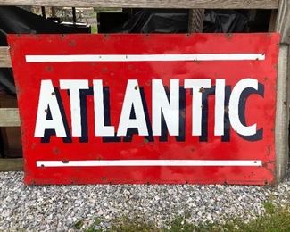 Porcelain Atlantic sign