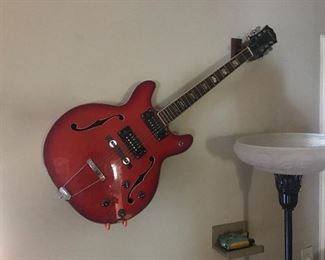 1967 Epiphone electric guitar autographed by the Reverend Horton Heat.
