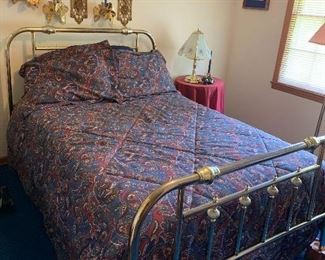 Full size Brass bed
