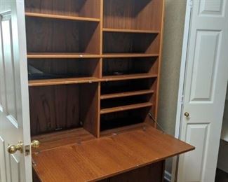 Modern secretary desk shelf