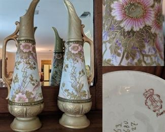 Antique Pitcher or Ewer from Royal Bonn in Germany