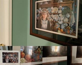 LARGE PATI BANNISTER PRIDE AND JOY SIGNED / NUMBERED PRINT /950 FRAMED 