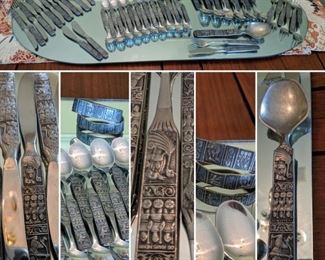 KONGE TINN ROYAL PEWTER FLATWARE HEILAG OLAV PATTERN
Vicking