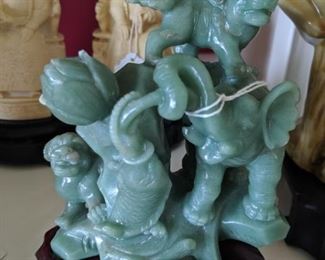 Jade sculpture 